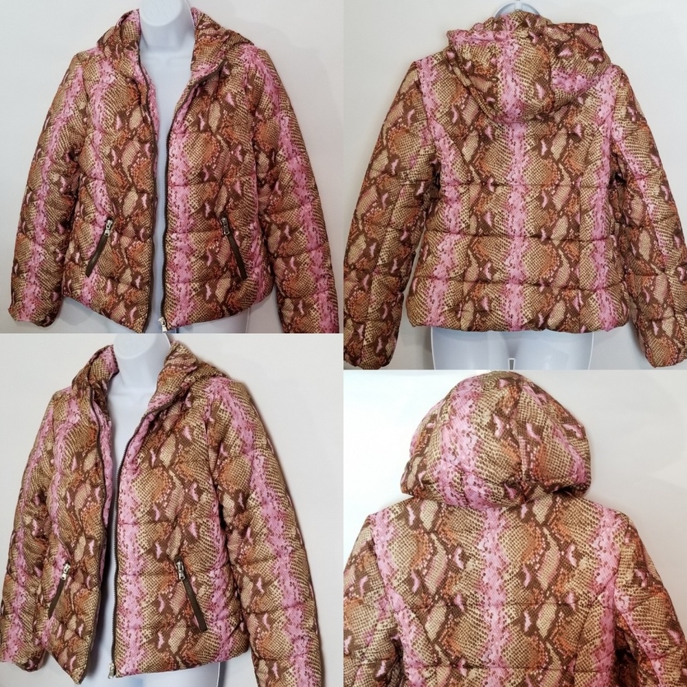 Snakeskin Hooded Jacket